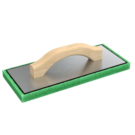 BON TOOL Green Foam Float, 5" X 12" X 3/4", Wood Handle 83-103